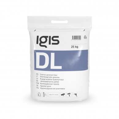 Stambiagrūdis glaistas IGIS DL 2